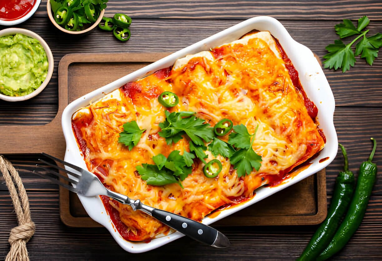 What to serve with chicken enchiladas