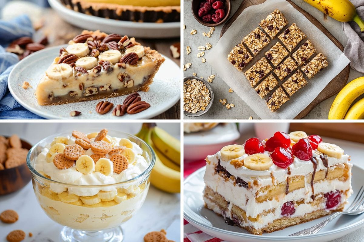 No-Bake Banana Desserts