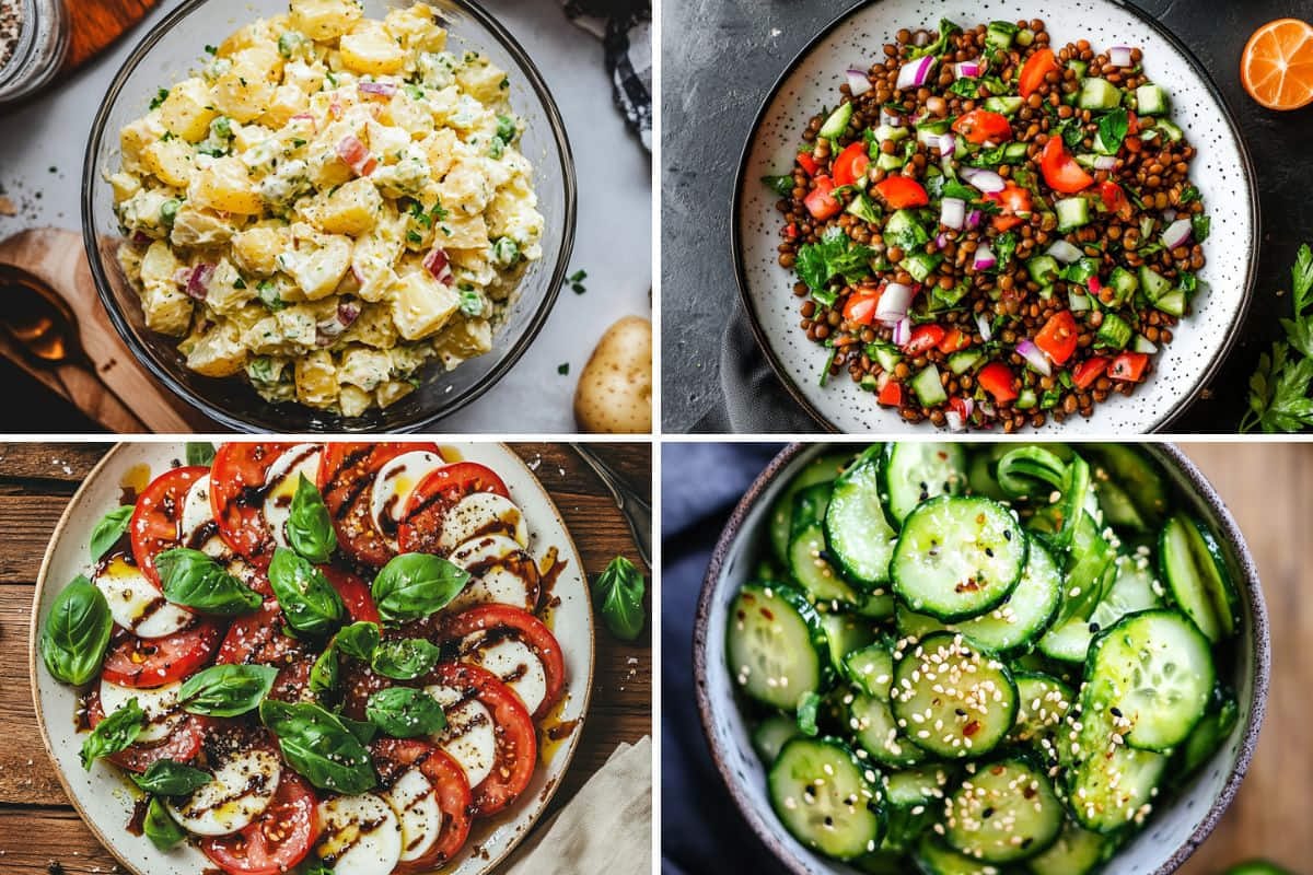 Veggie Salads Without Lettuce