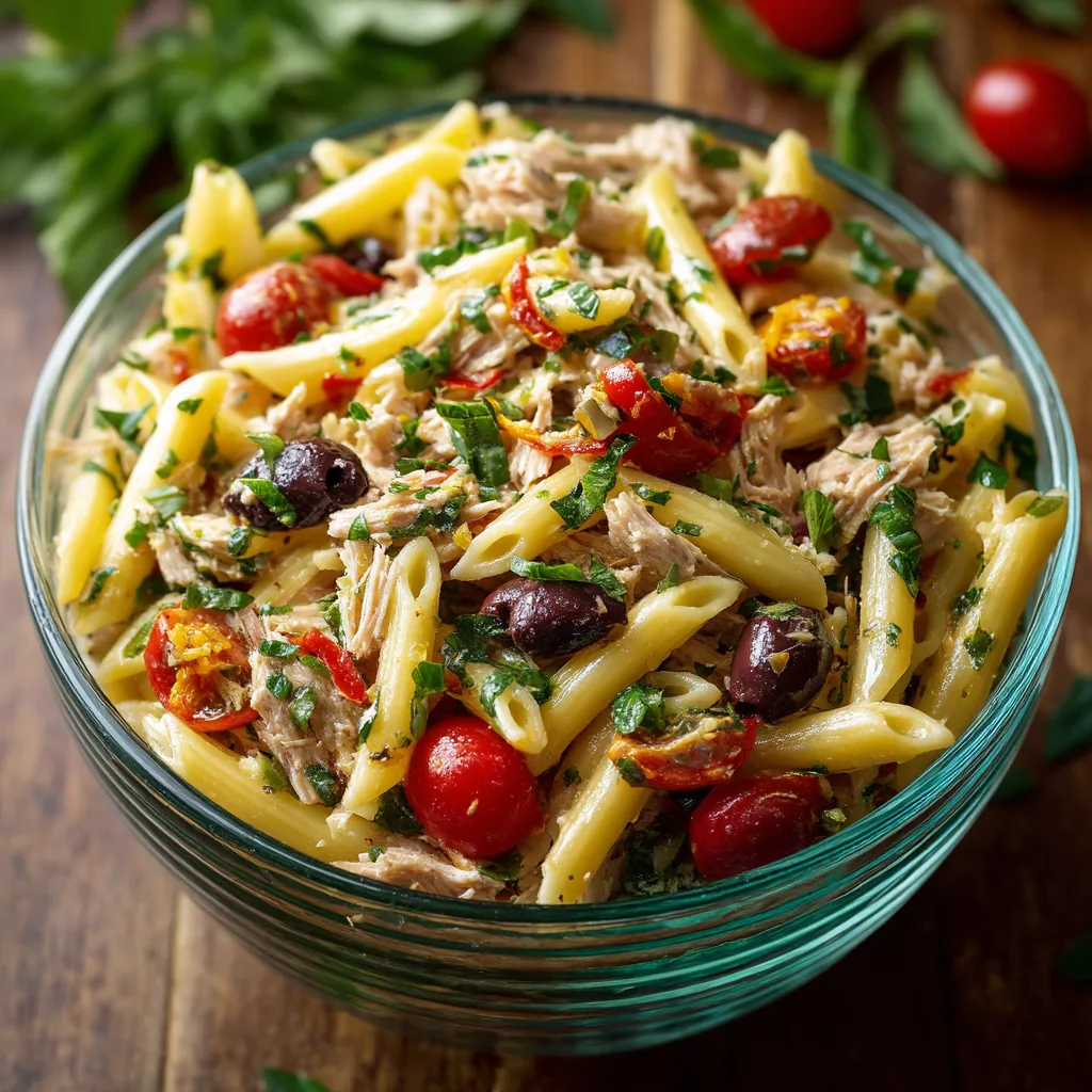Tuna Pasta Salad Without Mayo