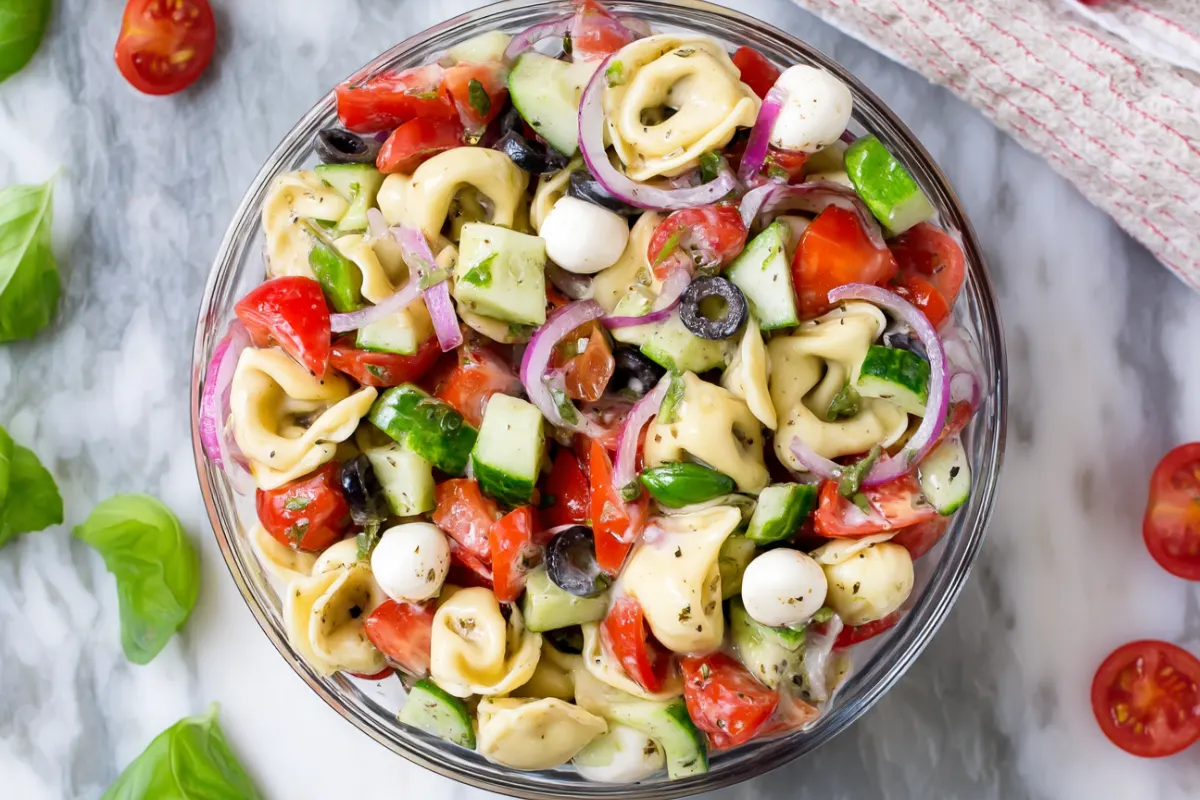 Italian Tortellini Pasta Salad