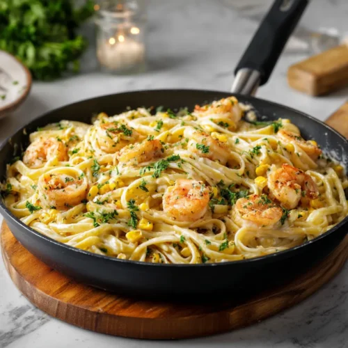 shrimp corn pasta