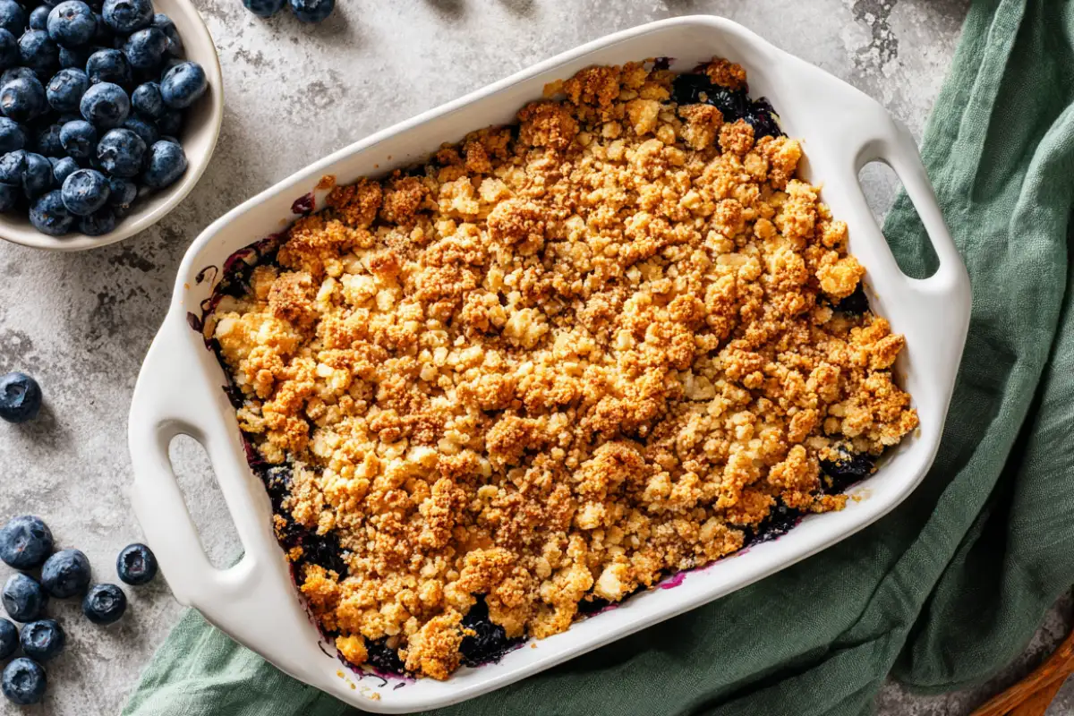 Apple Blueberry Crumble