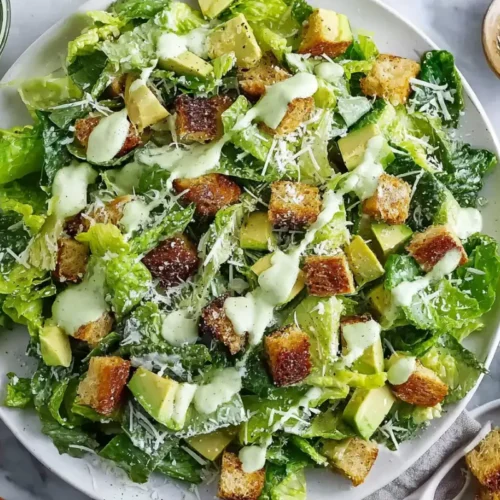 Avocado Caesar Salad