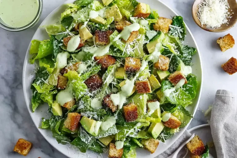 Avocado Caesar Salad