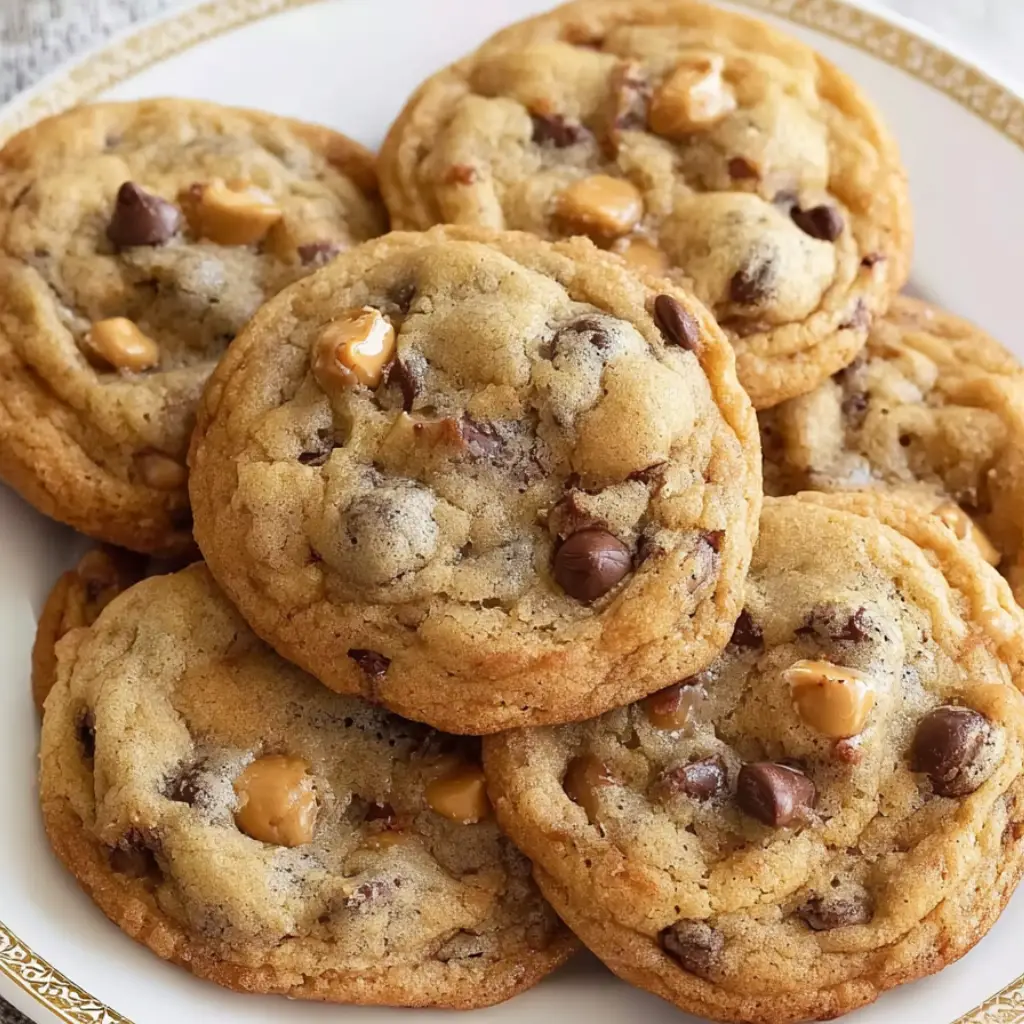 Caramel Chocolate Chip Cookies