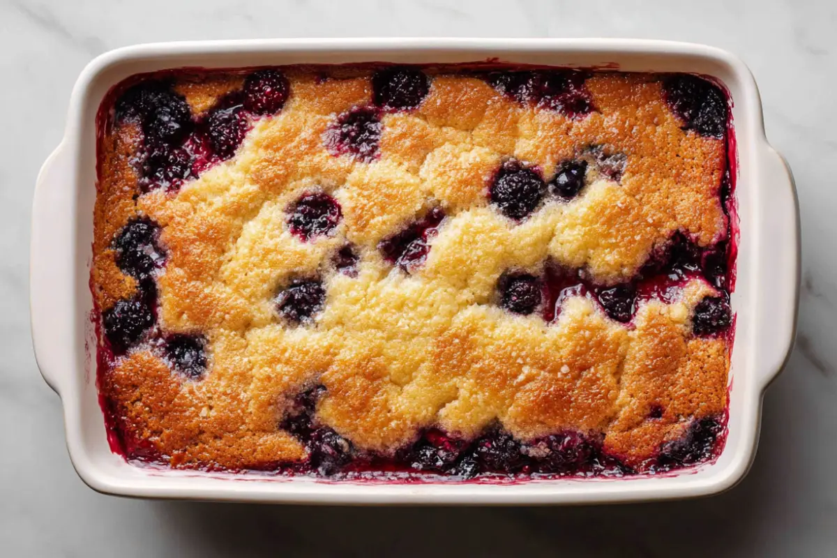 Easy Blackberry Cobbler