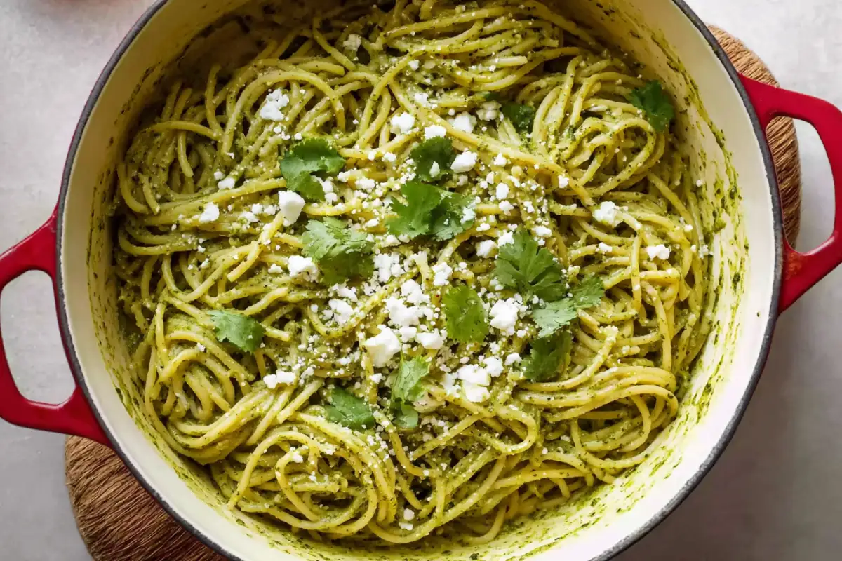 Mexican Green Spaghetti