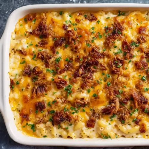 Pulled Pork Mac and Cheese