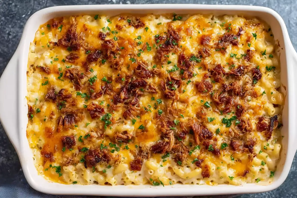 Pulled Pork Mac and Cheese