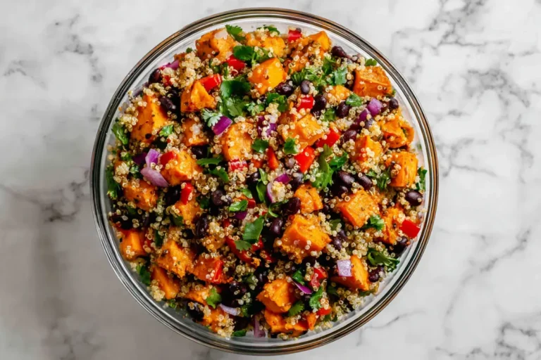 Roasted Sweet Potato Quinoa Salad