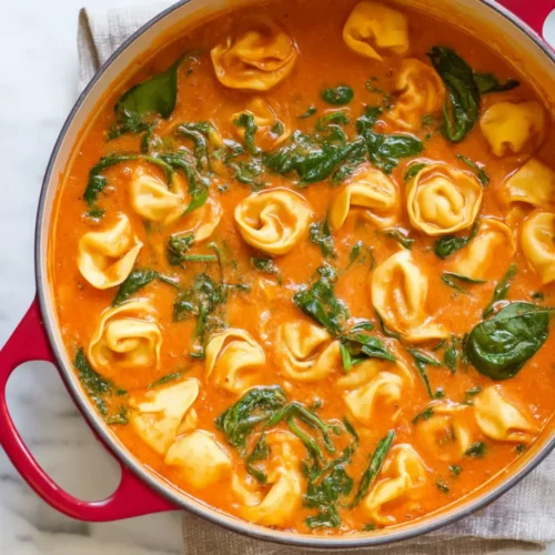 Creamy Tomato Tortellini Soup