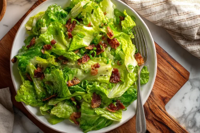 Wilted Lettuce Salad