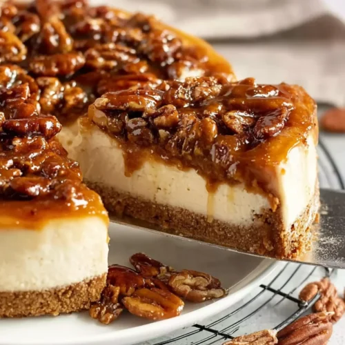 Caramel Pecan Cheesecake