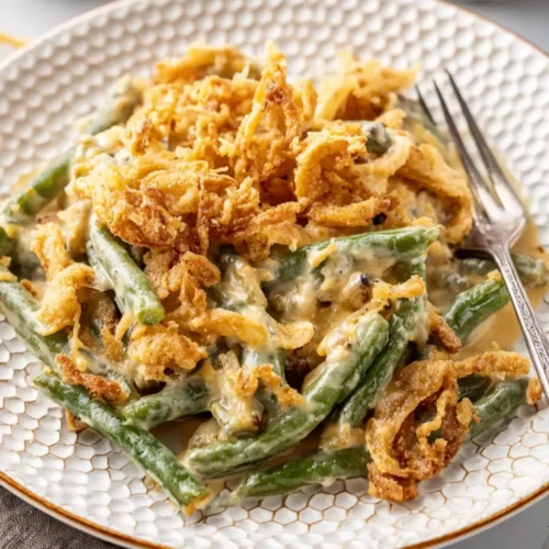 Cheesy Green Bean Casserole