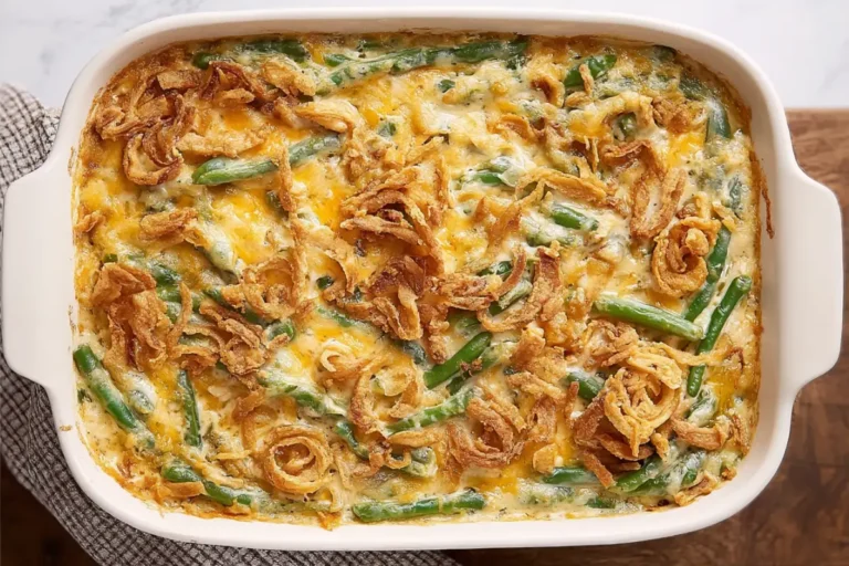 Cheesy Green Bean Casserole