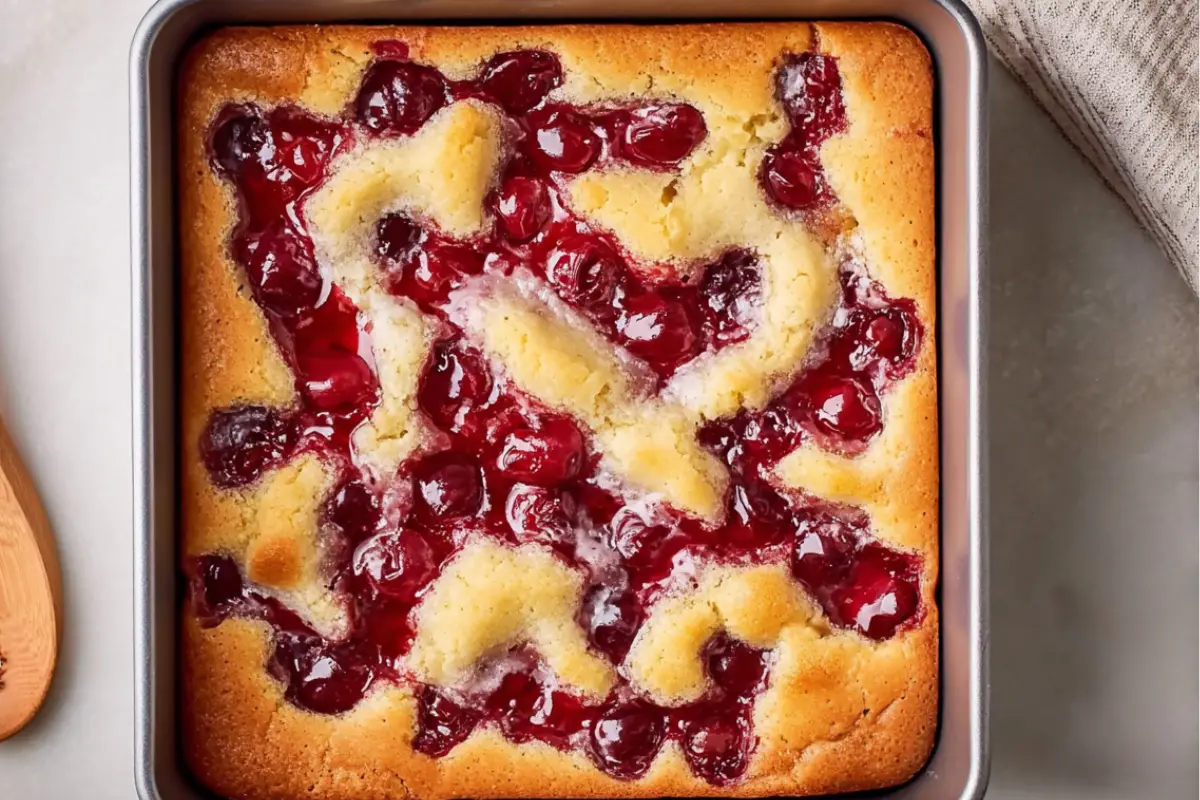 Cherry Cobbler with Pie Filling