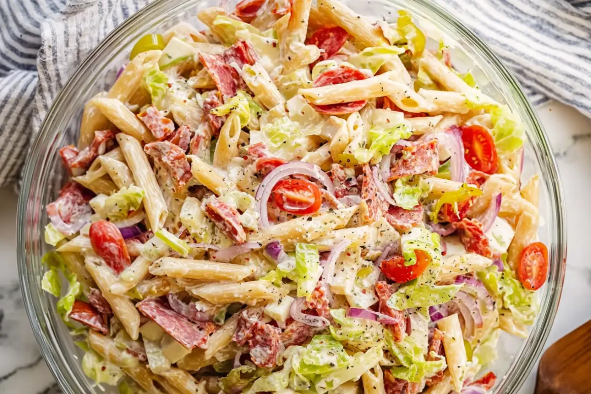 Italian Grinder Pasta Salad