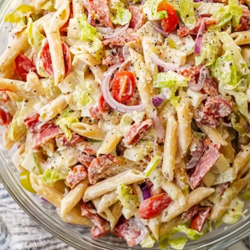 Italian Grinder Pasta Salad