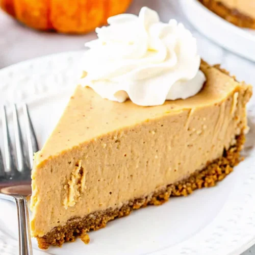 No Bake Pumpkin Cheesecake