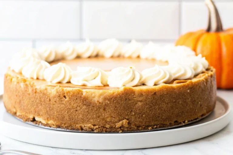 No Bake Pumpkin Cheesecake