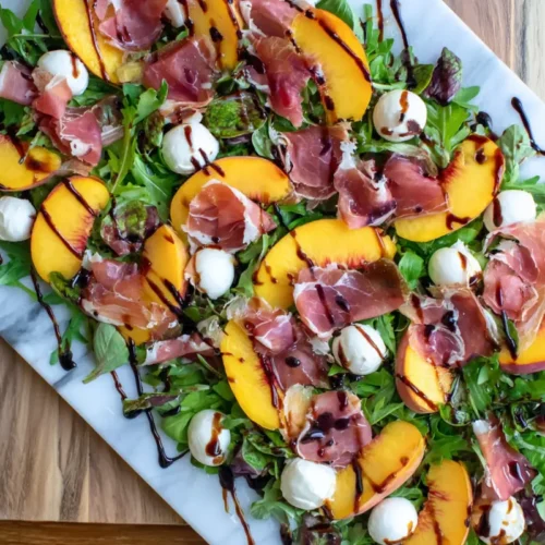 Peach Caprese Salad