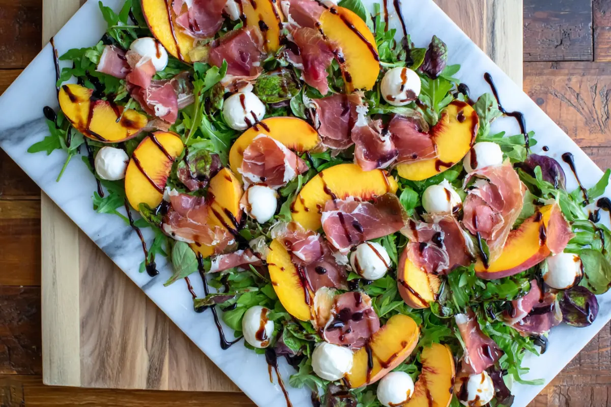 Peach Caprese Salad
