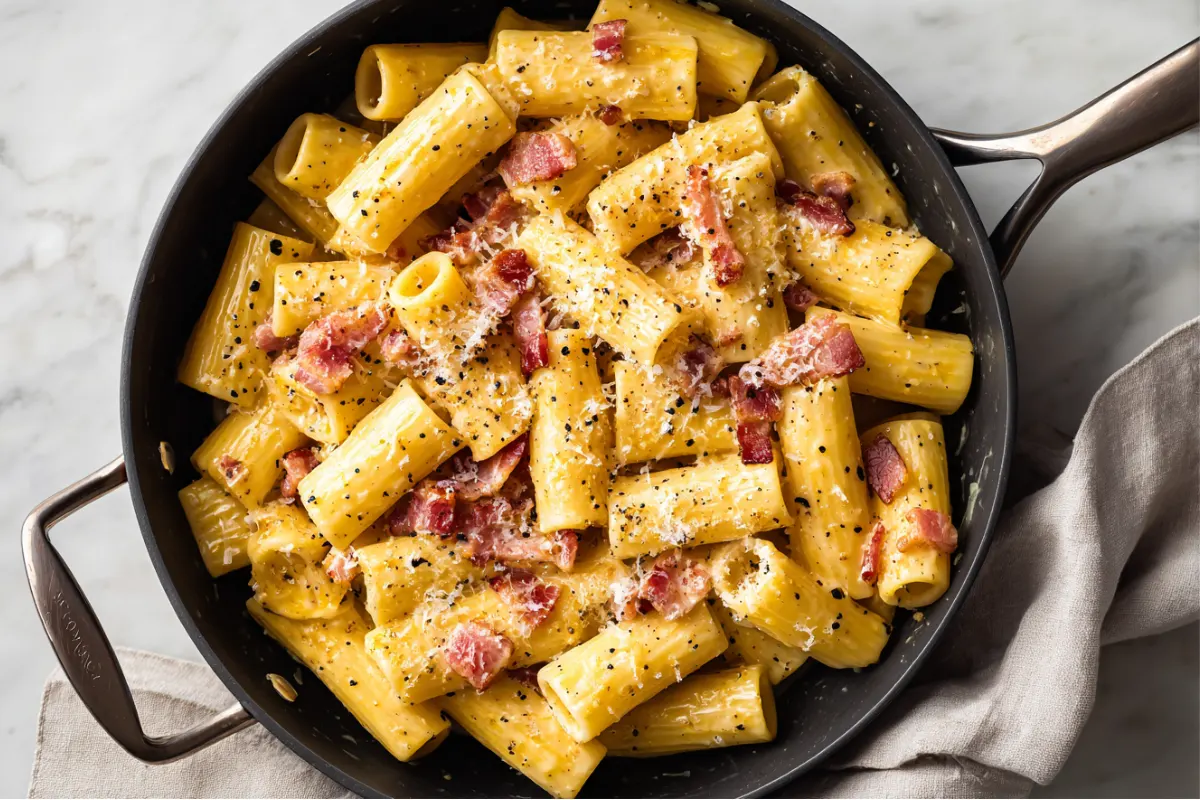 Rigatoni alla Carbonara