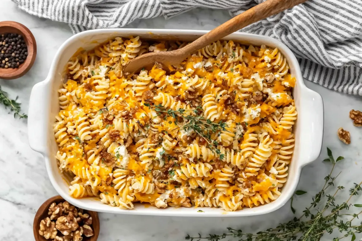 Baked Feta Butternut Squash Pasta