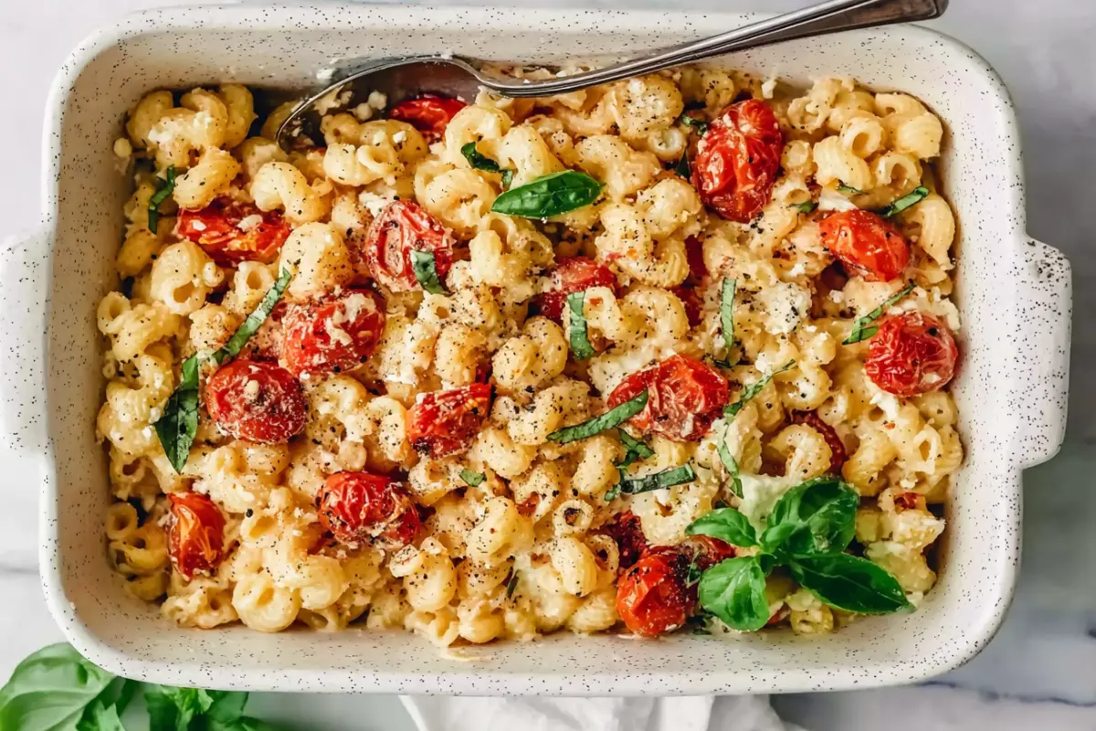 Baked Feta Cherry Tomato Pasta