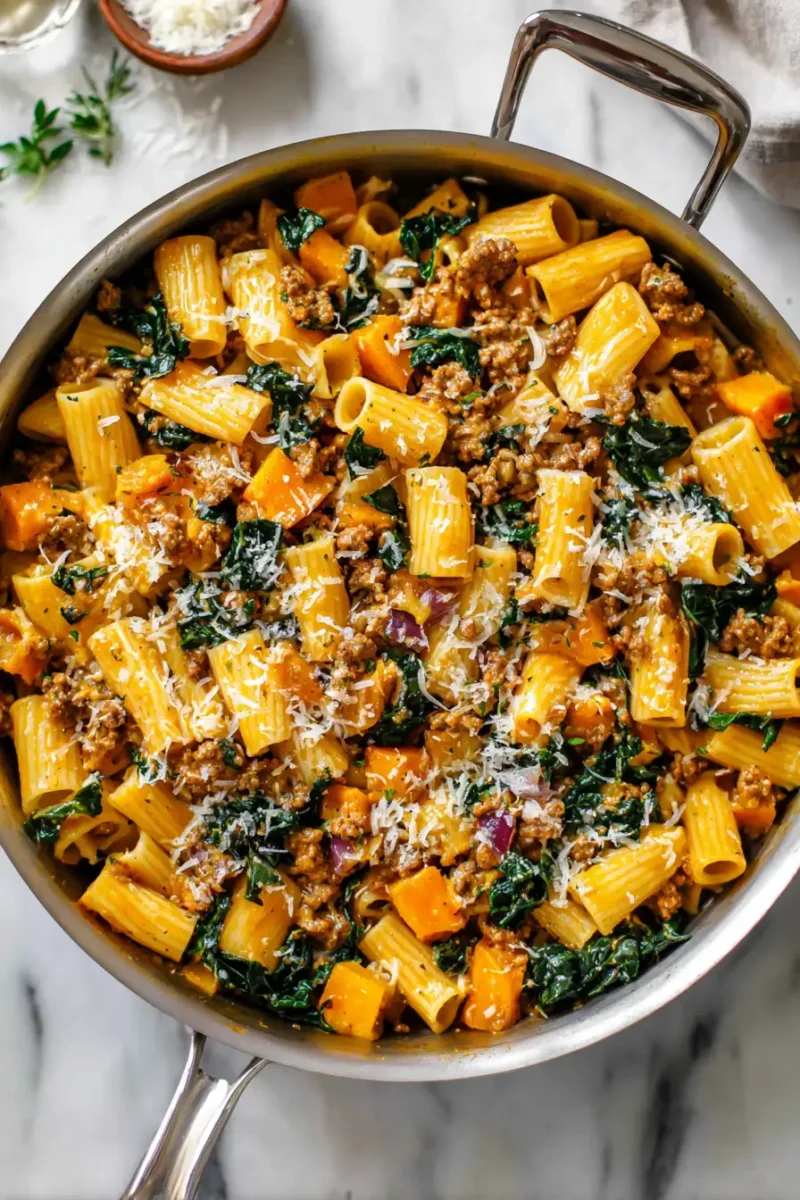 Butternut Squash Sausage Pasta