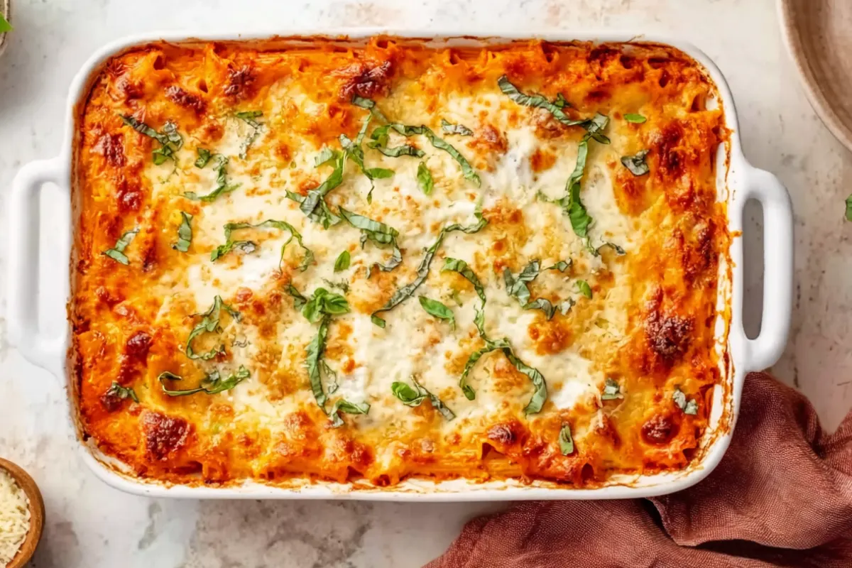 Cottage Cheese Pasta Bake