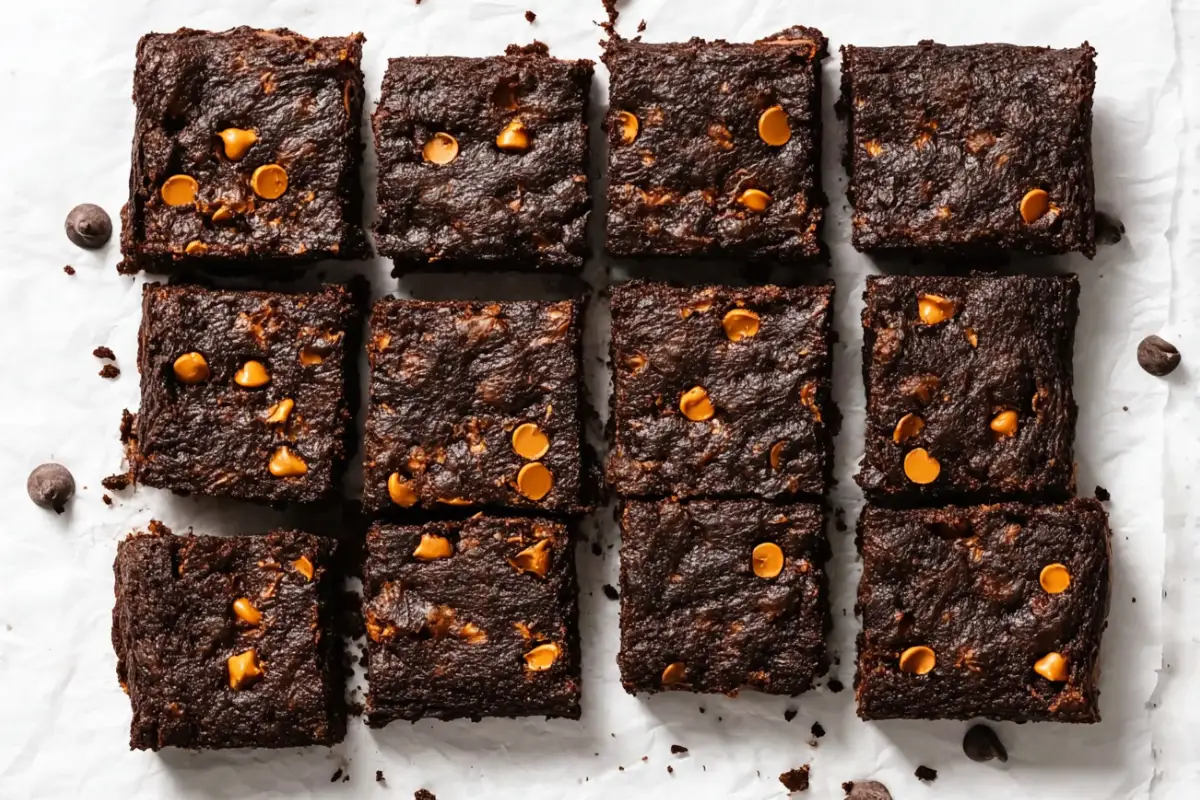 Healthy Pumpkin Brownies