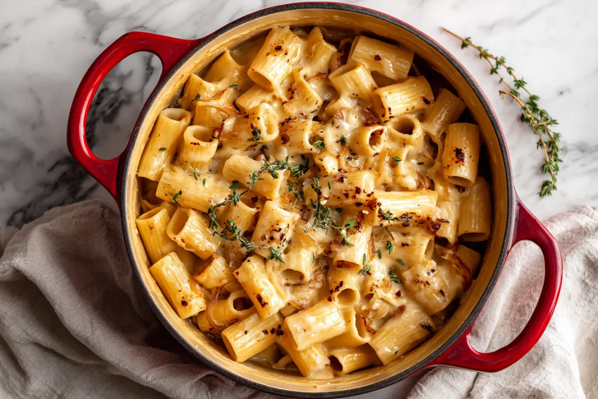One Pot French Onion Pasta