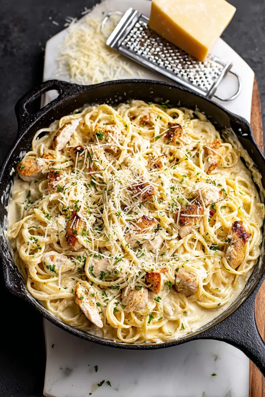 parmesan garlic chicken pasta