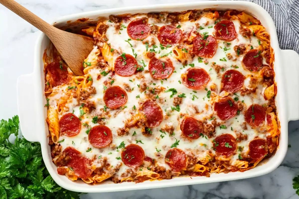 Pizza Pasta Bake