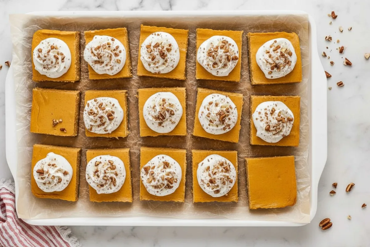 Pumpkin Cheesecake Bars