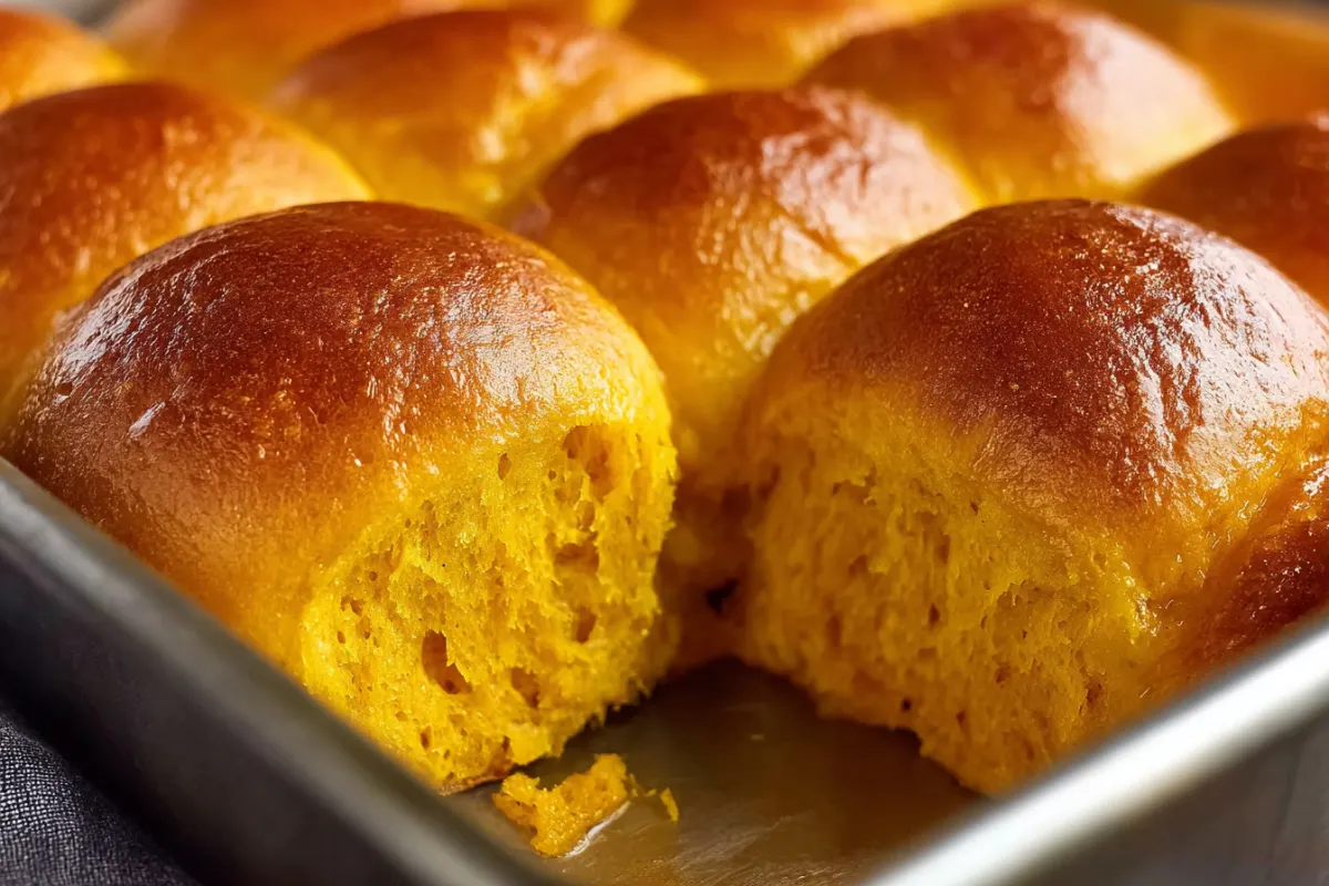 Pumpkin Dinner Rolls