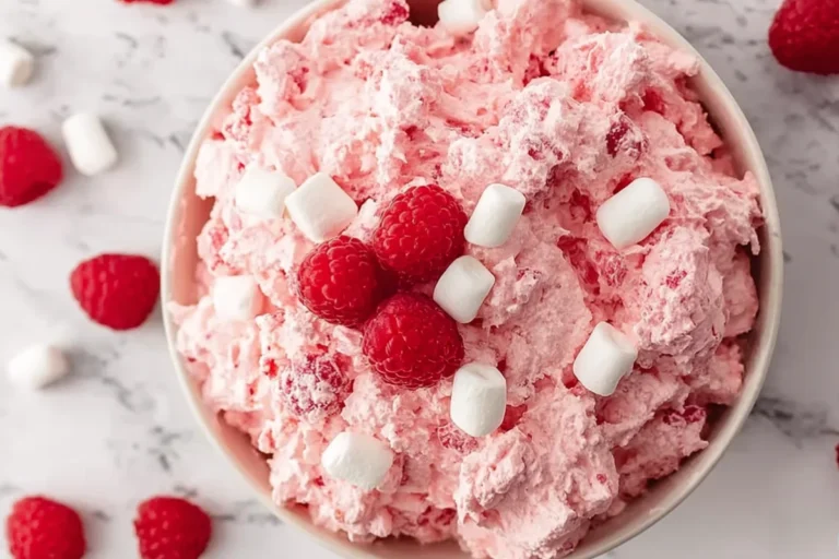 Raspberry Fluff Salad