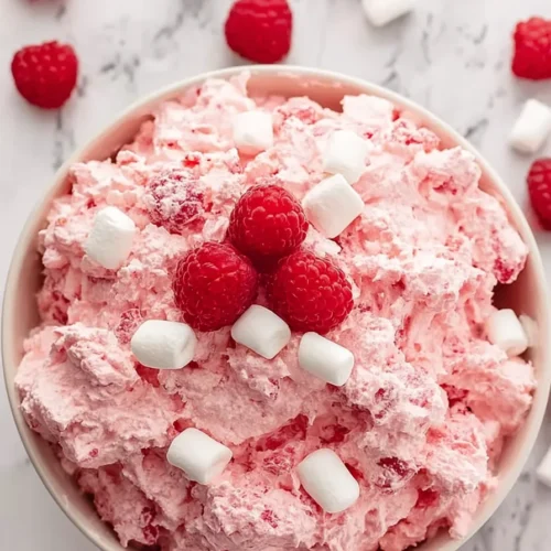 Raspberry Fluff Salad