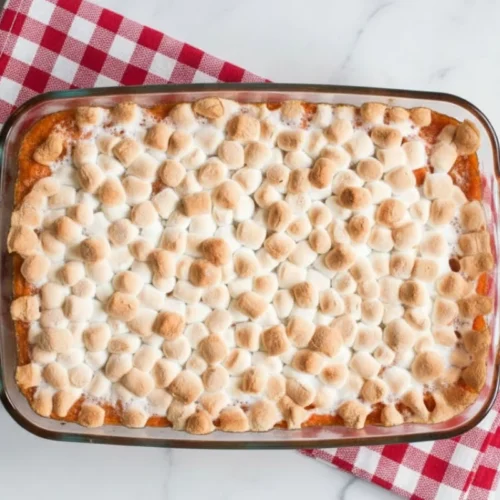 Sweet Potato Casserole with Marshmallows