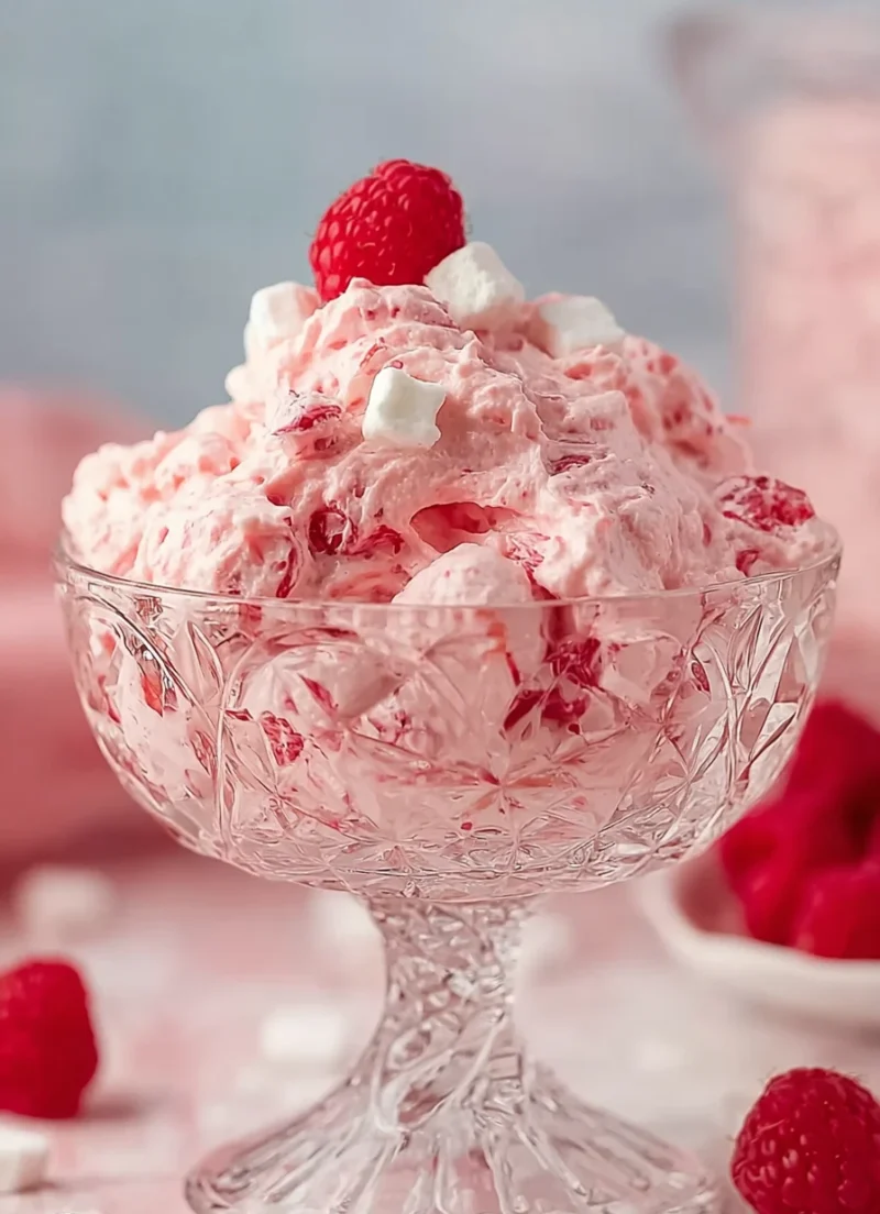 Raspberry Fluff Salad