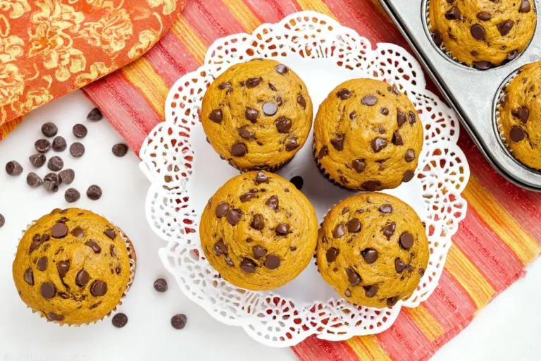 Pumpkin Chocolate Chip Muffins
