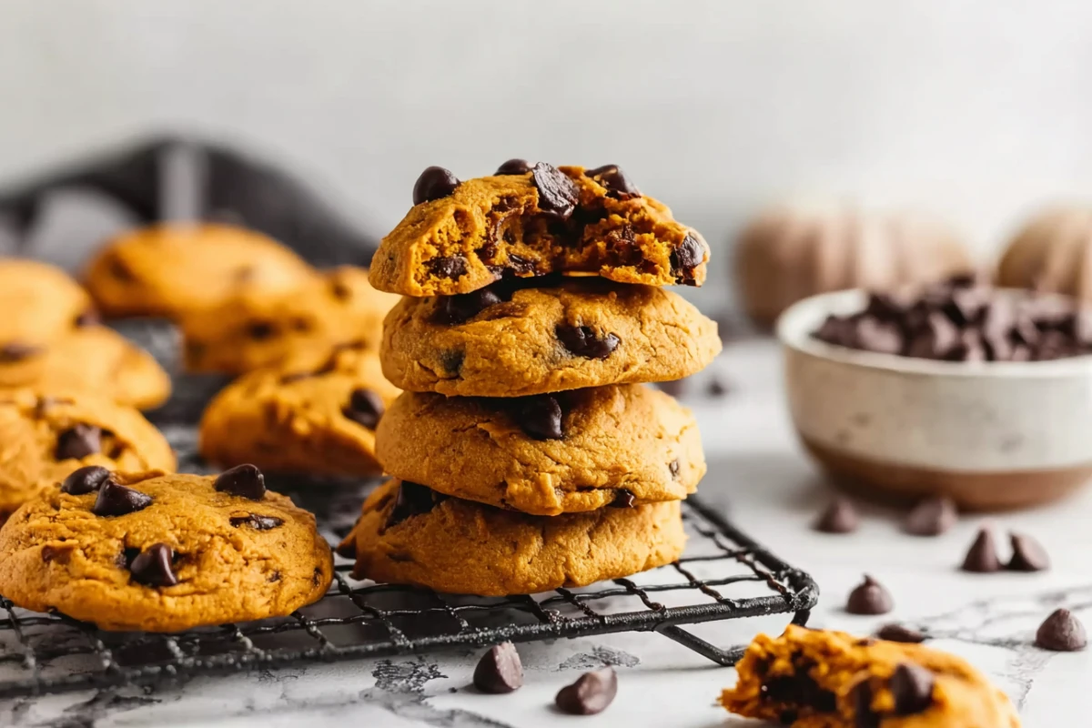 Pumpkin Chocolate Chip Cookies