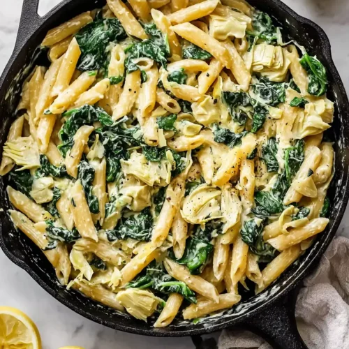 spinach artichoke pasta
