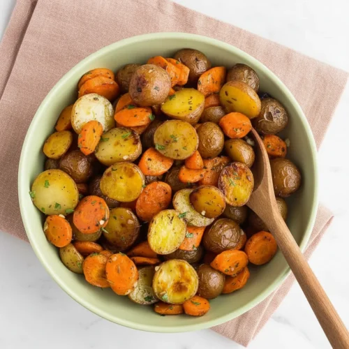 Roasted Potatoes and Carrots