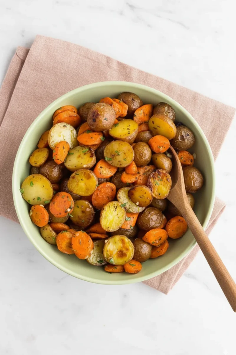 Roasted Potatoes and Carrots