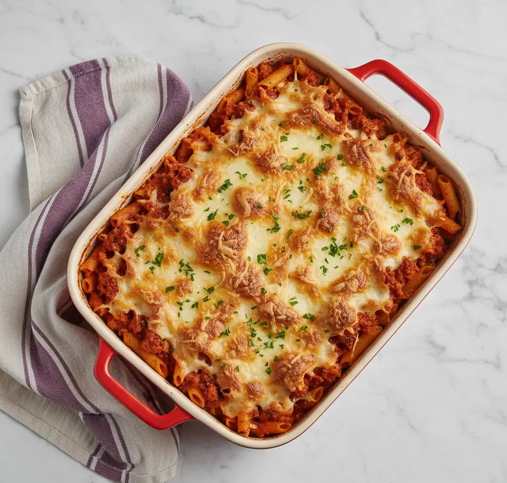 Ground Turkey Pasta Bake