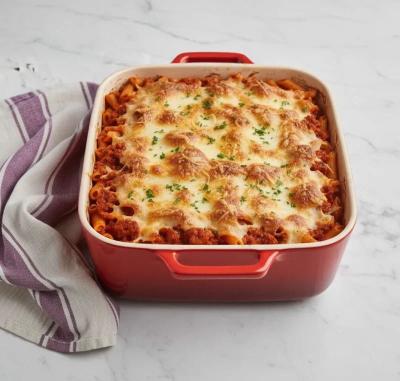 Ground Turkey Pasta Bake
