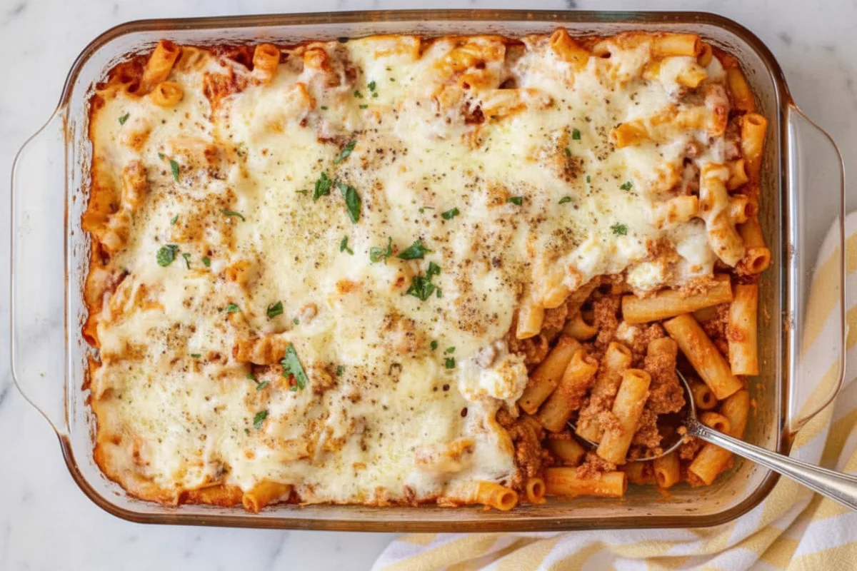 Baked Ziti with Ricotta